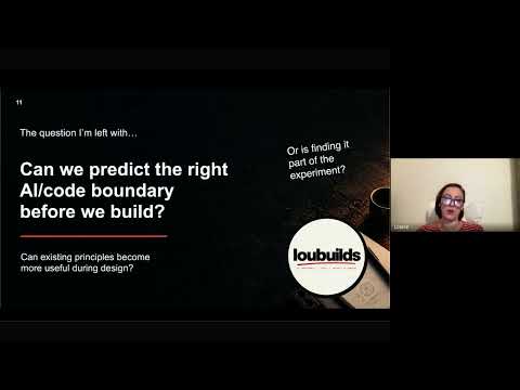 YouTube thumbnail for Louise Mead’s Less is More presentation